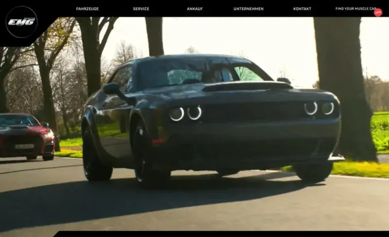 Website EMG Cars